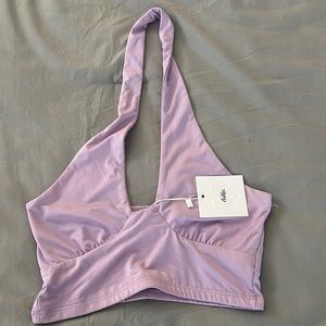 Adika Lilac Halter Top